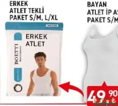 BOETTİ ERKEK ATLET TEKLİ PAKET fiyat ve kampanya bilgisi